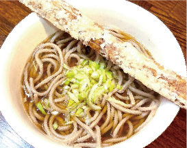 ゴボウ天そば